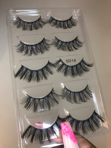 5 Pair Christmas Special Lashes